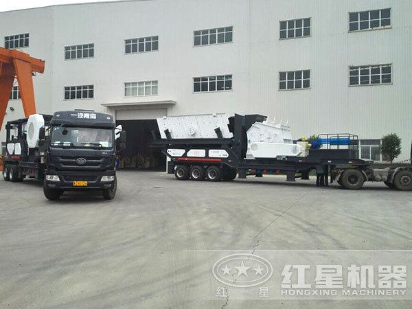 移动磕石机 移动磕石机