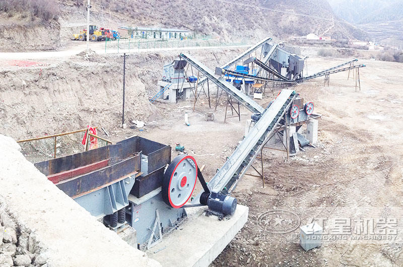 石子破碎成沙生产现场 石子破碎成沙生产现场