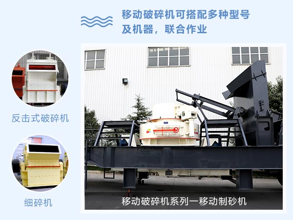 时产200吨移动带轮胎石灰石破碎机:搭载制砂机 时产200吨移动带轮胎石灰石破碎机:搭载制砂机