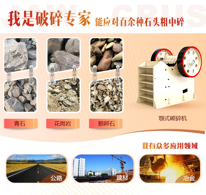 颚式破碎机物料范围 颚式破碎机物料范围