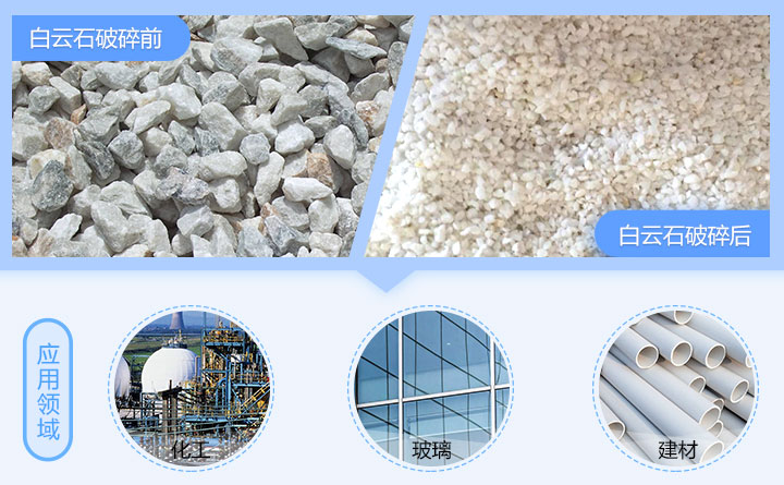 白云石复合式破碎机应用领域 白云石复合式破碎机应用领域