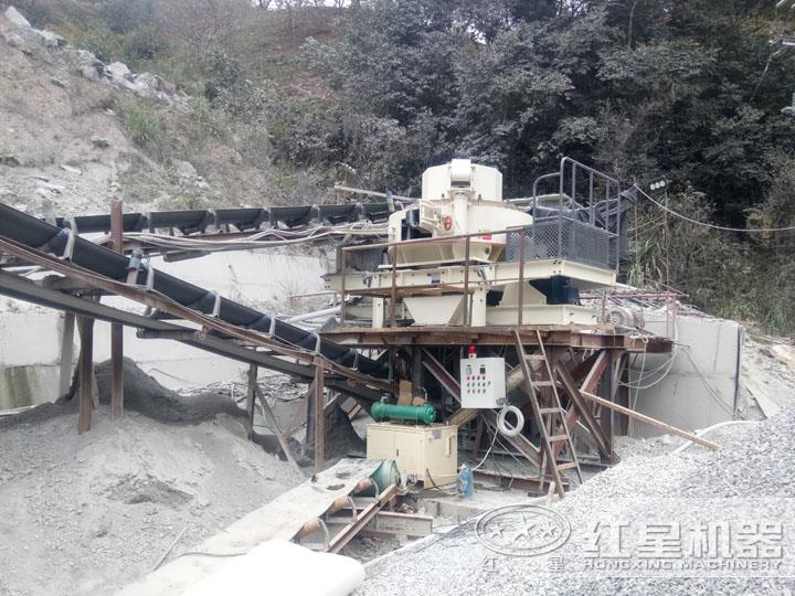 甘肃天水制砂碎石生产线,产量高,粒度好 甘肃天水制砂碎石生产线,产量高,粒度好