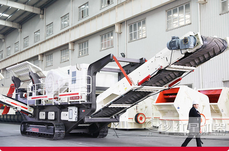 履带式建筑垃圾破碎站 履带式建筑垃圾破碎站