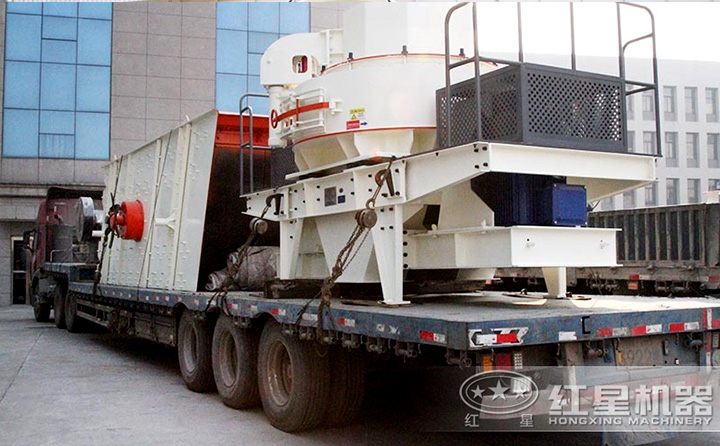 HVI制砂机整装待发货,河南洛阳刘总请查收