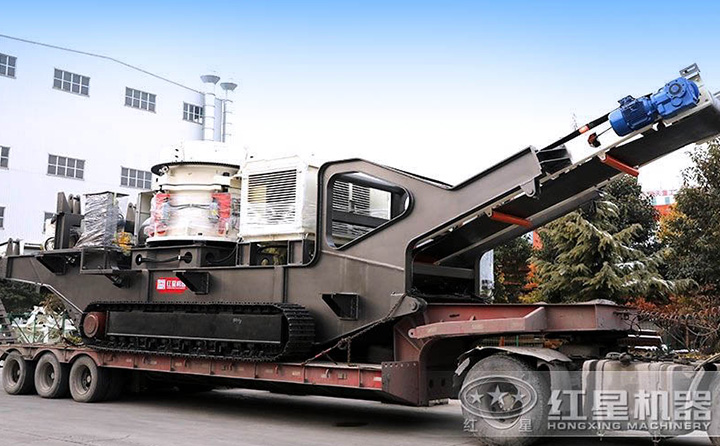 大中型履带移动圆锥筛分一体机