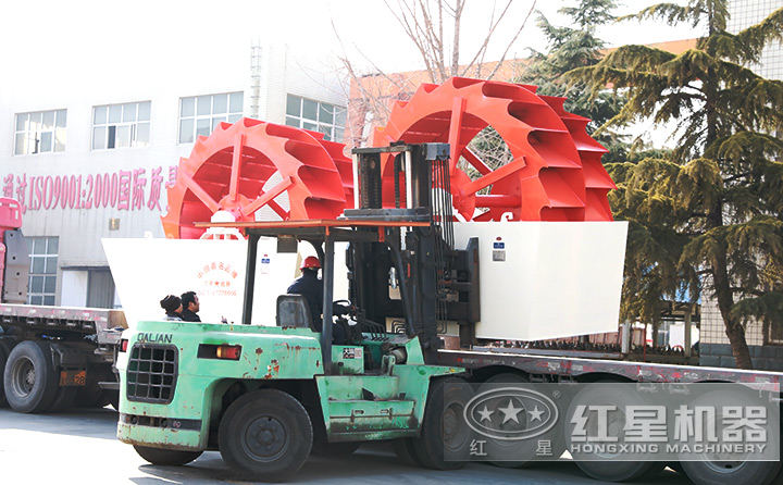 月产6-7万吨机制砂生产线设备(洗砂机部分)待发货