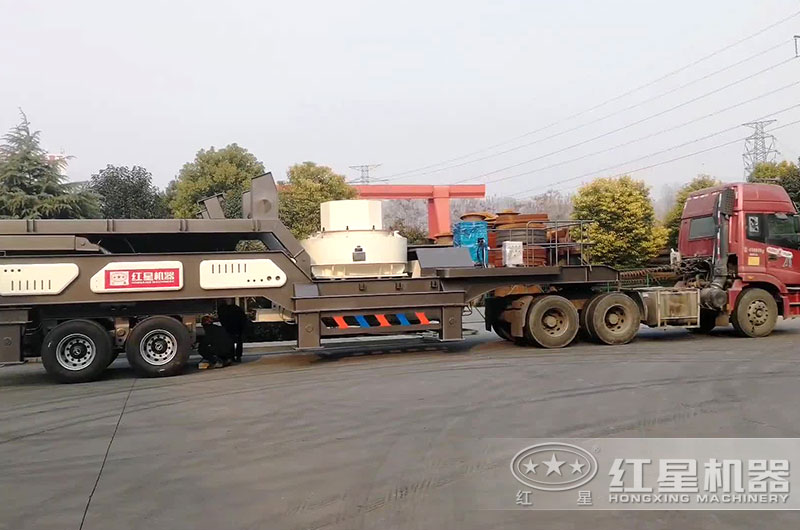 移动式制砂机设备实拍图 移动式制砂机设备实拍图