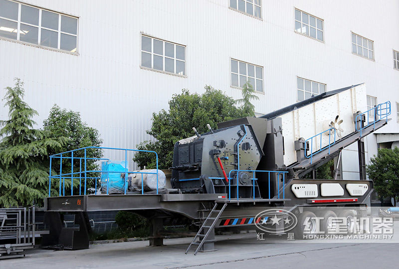 反击破筛分移动破碎机:制砂+筛分 反击破筛分移动破碎机:制砂+筛分