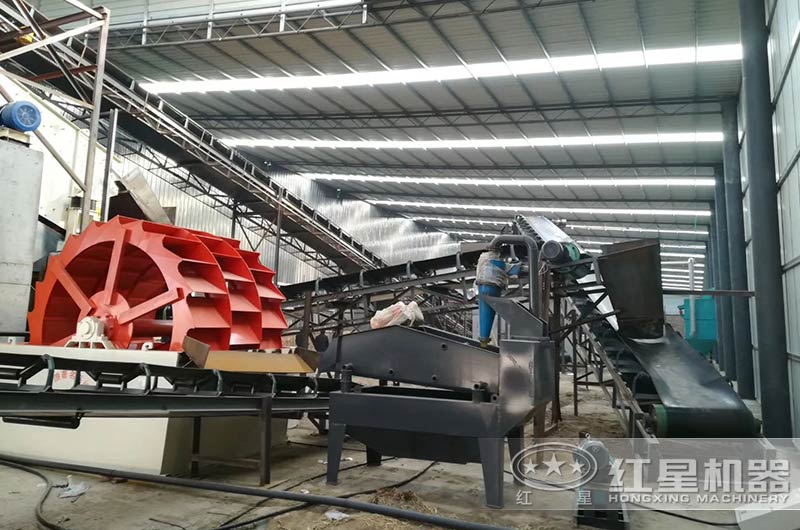 日产1000方洗沙机生产现场图 日产1000方洗沙机生产现场图