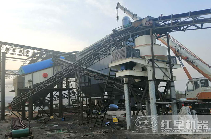 河北客户石粉加工设备现场图 河北客户石粉加工设备现场图