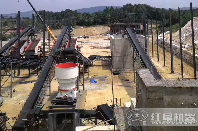 粉石头机器作业现场图片 粉石头机器作业现场图片