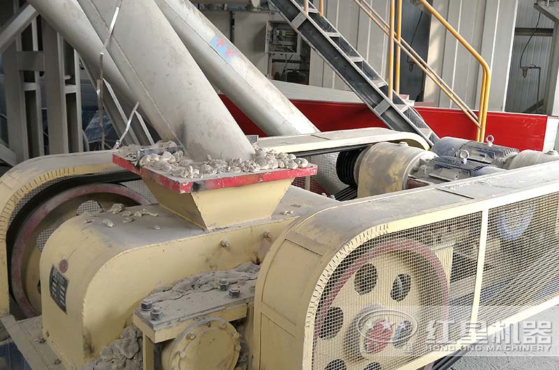 双辊破碎机作业现场图 双辊破碎机作业现场图