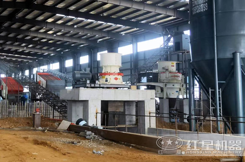 江苏客户鹅卵石制砂生产线 江苏客户鹅卵石制砂生产线