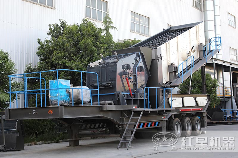 移动式建筑垃圾处理设备图片(反击式) 移动式建筑垃圾处理设备图片(反击式)