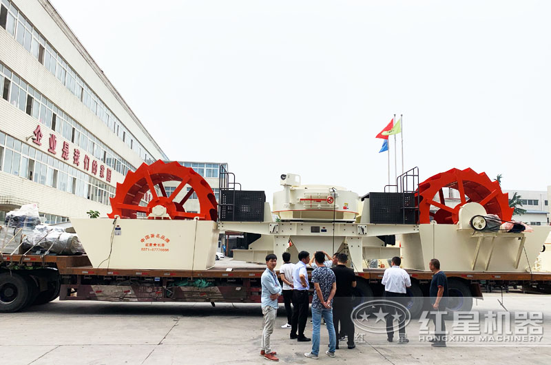 厂家洗沙机发货,专车运输 厂家洗沙机发货,专车运输