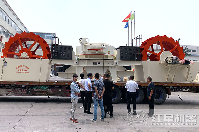 石粉洗砂机发货现场 石粉洗砂机发货现场