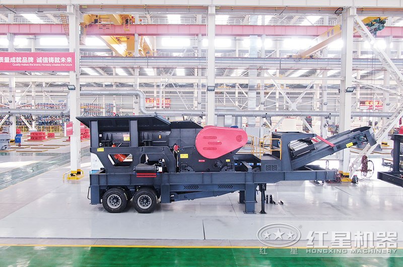 小型简易移动石头破碎机 小型简易移动石头破碎机