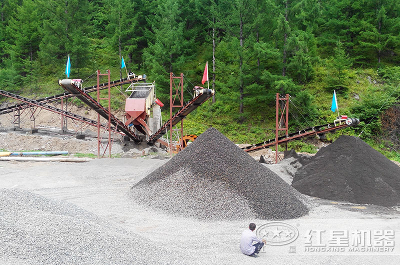 人工制砂现场 人工制砂现场