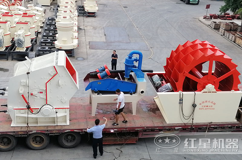 整套细沙回收机设备装车发货中 整套细沙回收机设备装车发货中