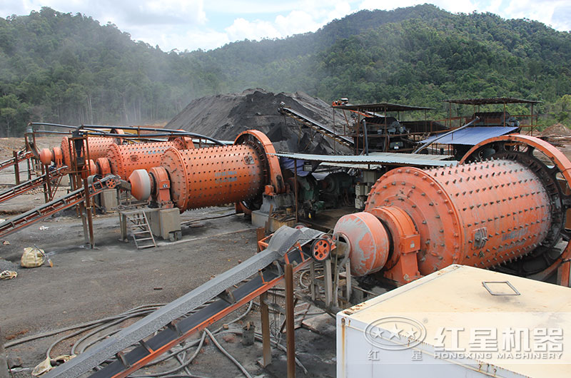 河南焦作棒磨制砂生产现场 河南焦作棒磨制砂生产现场